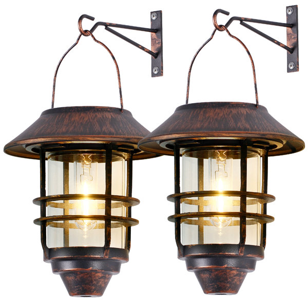 Foreala 10.2'' Solar Powered Integrated LED Outdoor Lantern & Reviews